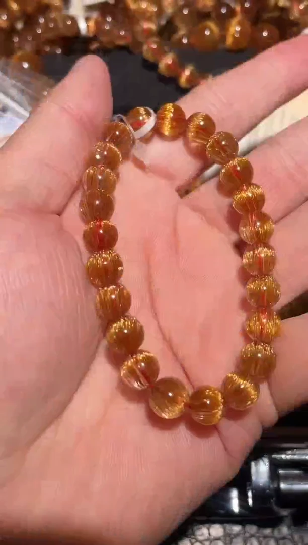 未镶嵌手链水晶单圈发晶A8