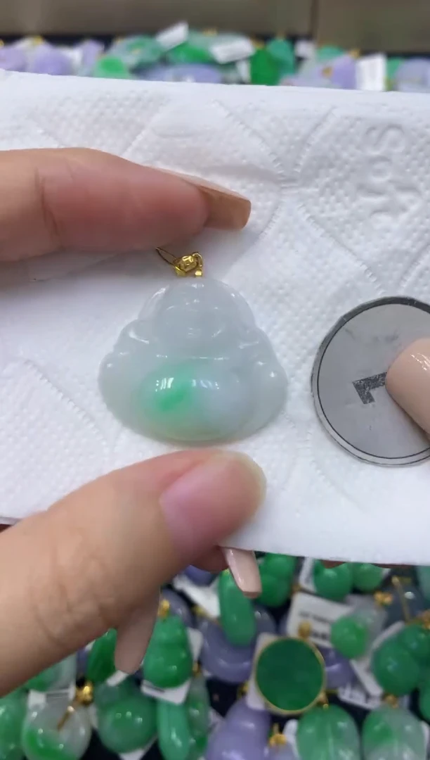 颈饰未镶嵌翡翠天然缅甸翡翠A货