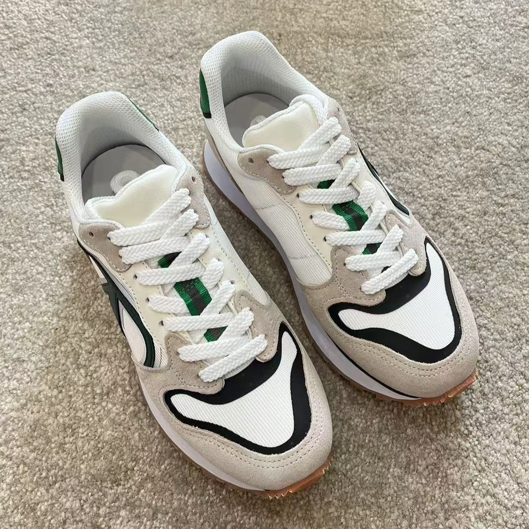 运动休闲鞋时尚休闲鞋跑步男鞋男士阿甘鞋拼色鞋子跑鞋低帮