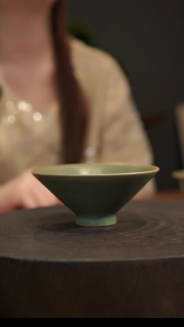 杯子斗笠杯 汝州原产地  原矿老釉