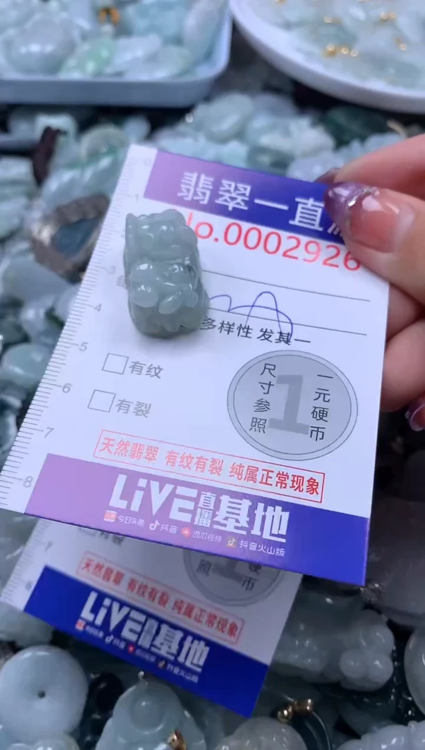 翡翠未镶嵌吊坠(不含链)2926