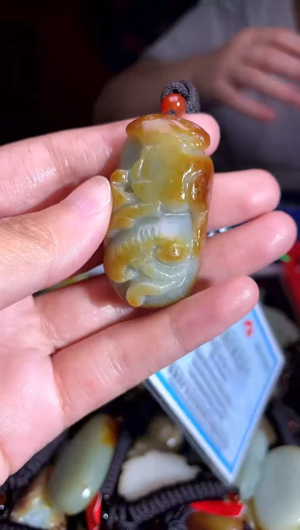 和田玉未镶嵌挂件1