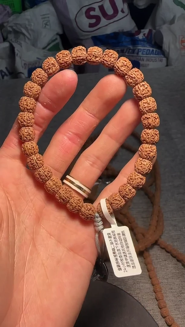 手串金刚菩提超头龙切黄点龙手持-9mm
