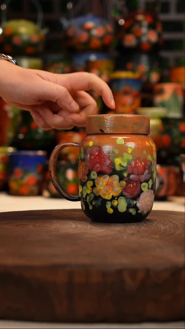 油画   釉下彩   杯子