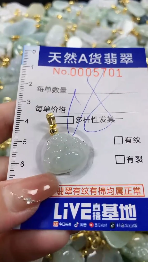颈饰未镶嵌翡翠天然A货翡翠