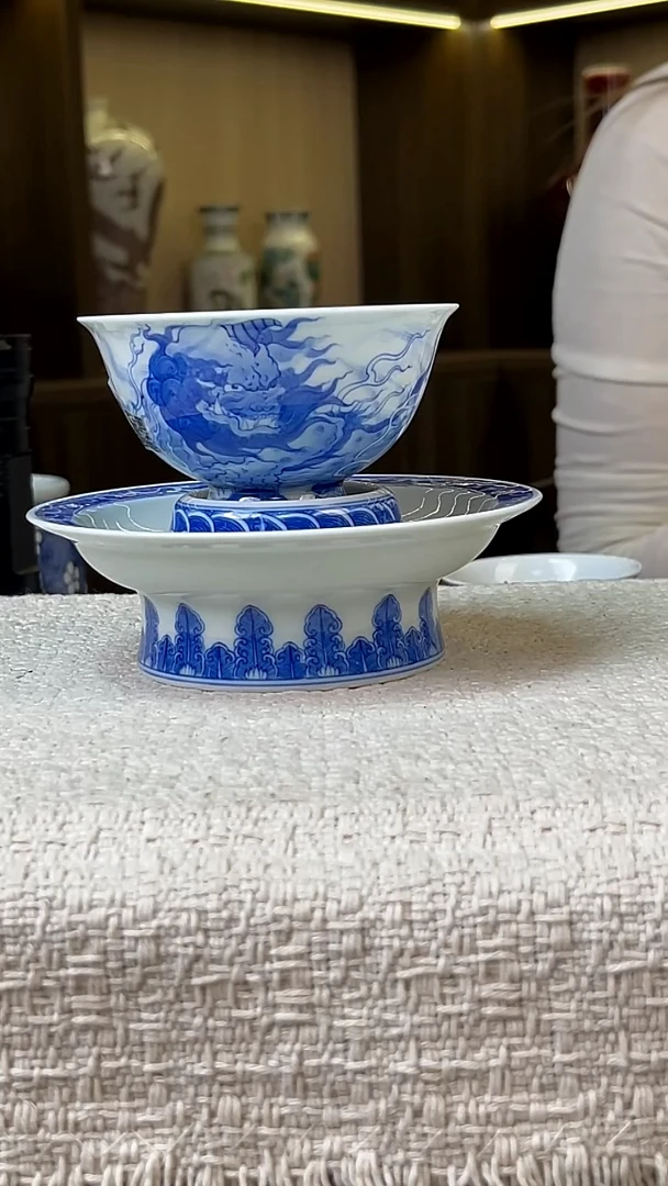 瓷片景德镇毛仔柴窑杯