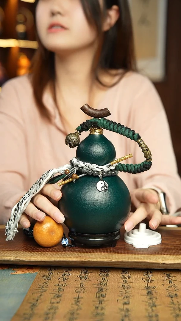 176号精品大漆酒葫芦防腐防渗装水茶酒