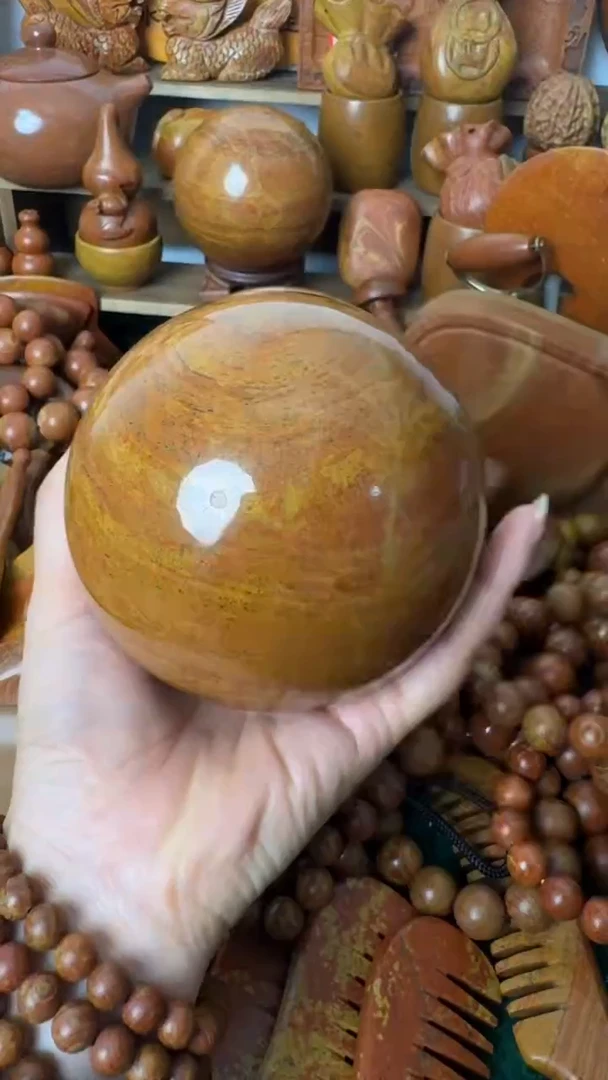 泗水滨砭石坊/宠粉专场.**水摆件球