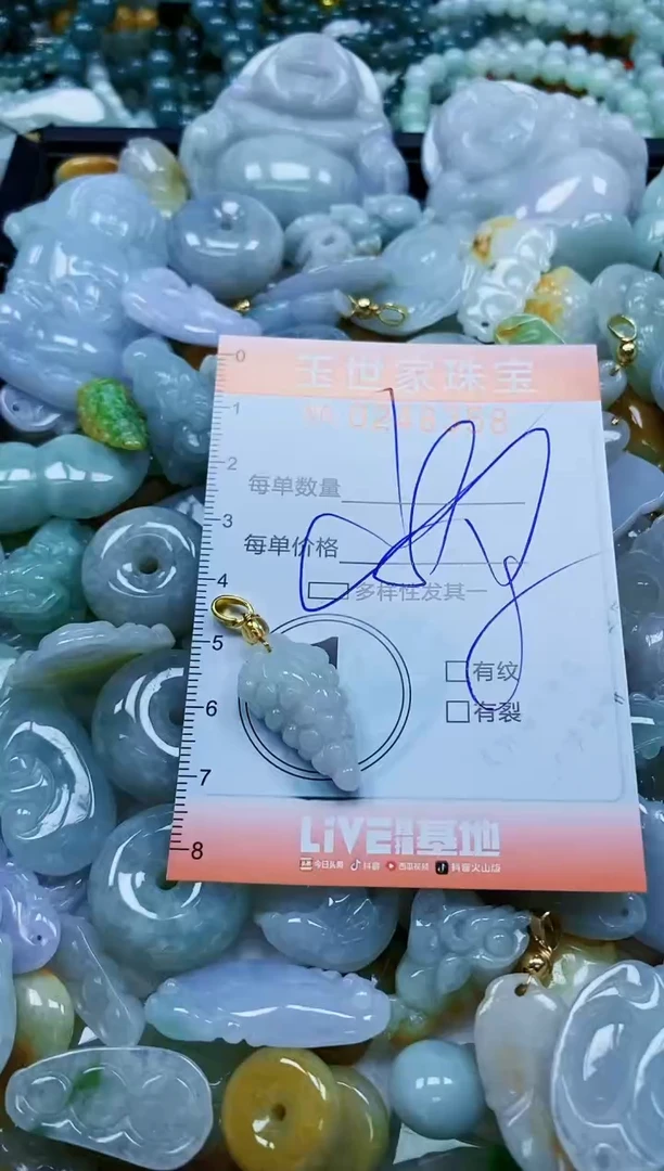 翡翠未镶嵌颈饰闪购0248358多样性发其一