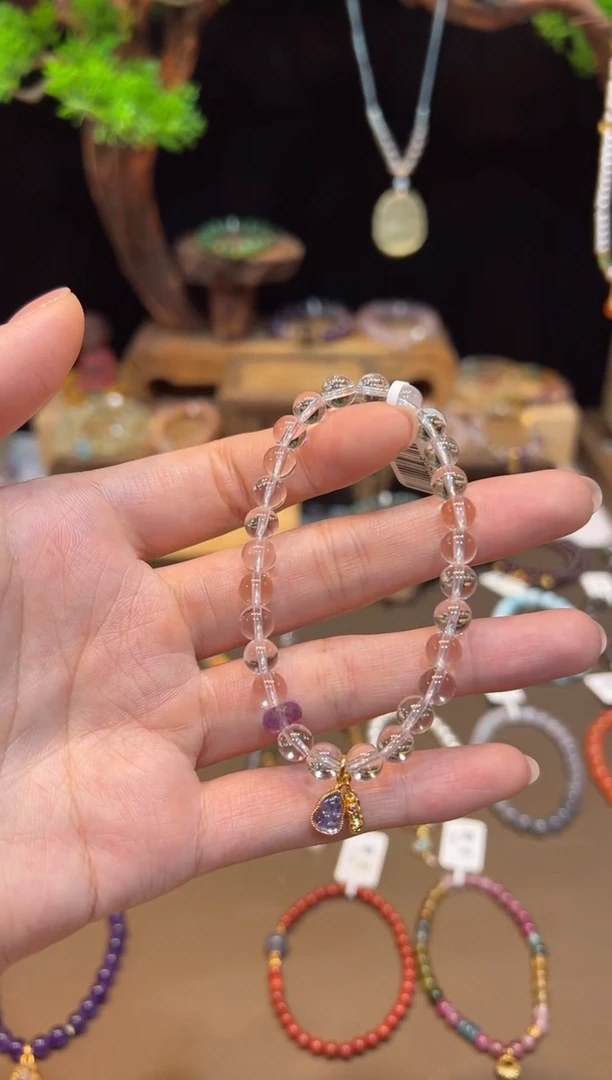 水晶手链未镶嵌手饰@@C2495