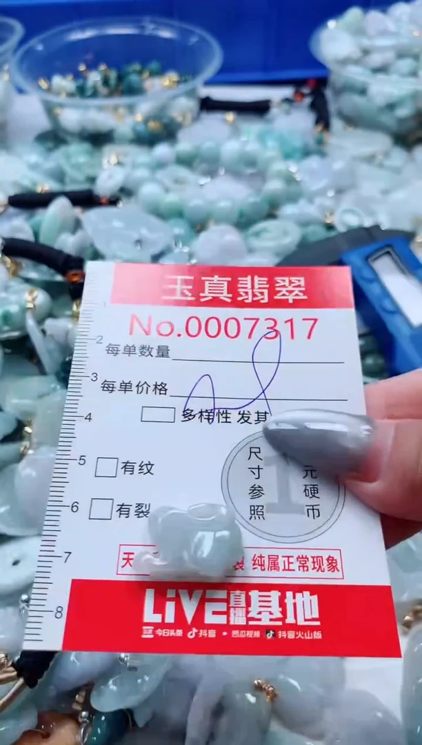 吊坠(不含链)未镶嵌翡翠7317