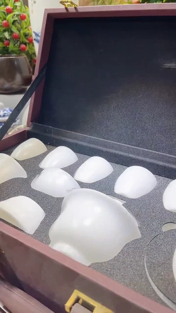 瓷片德艺茶器直播间@@冰种白