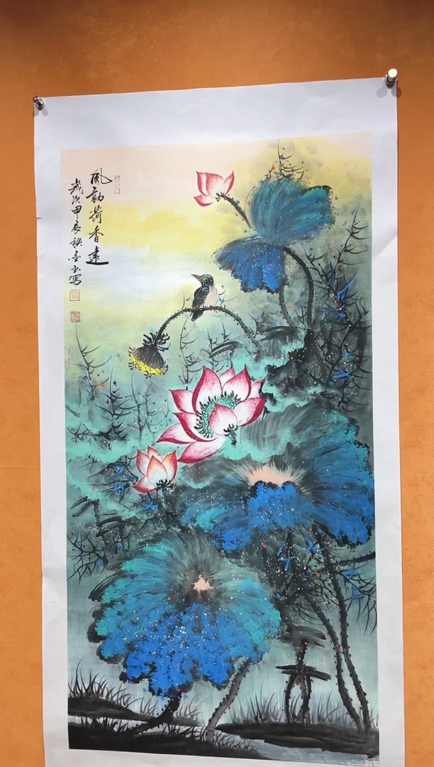 国画刘金玉老师亲笔手绘