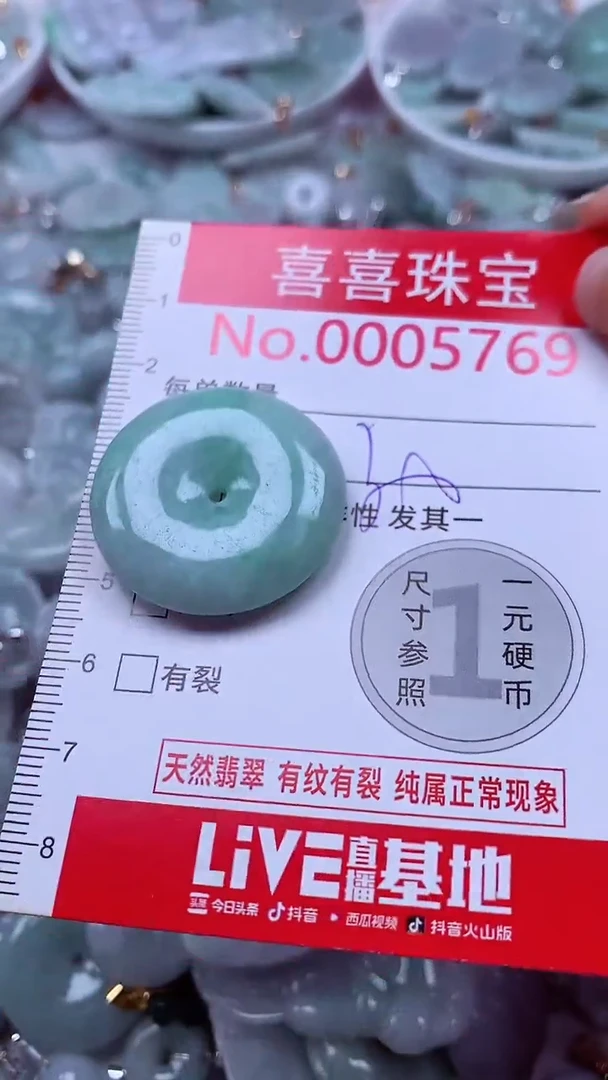 吊坠(不含链)未镶嵌翡翠5769
