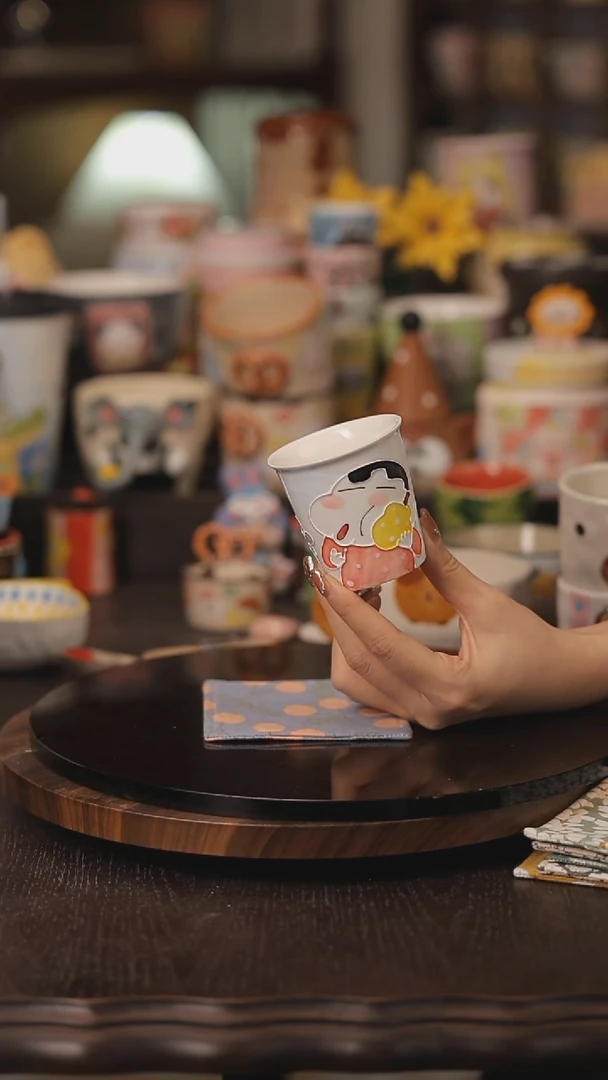 摆件景德镇釉下彩绘设计师款式陶瓷