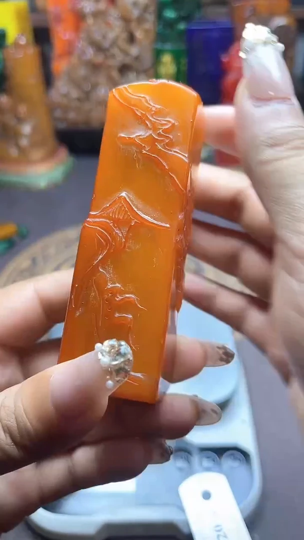寿山石印石纯天然石料