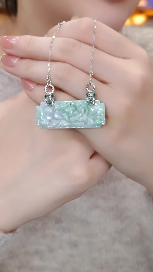 颈饰未镶嵌翡翠国风