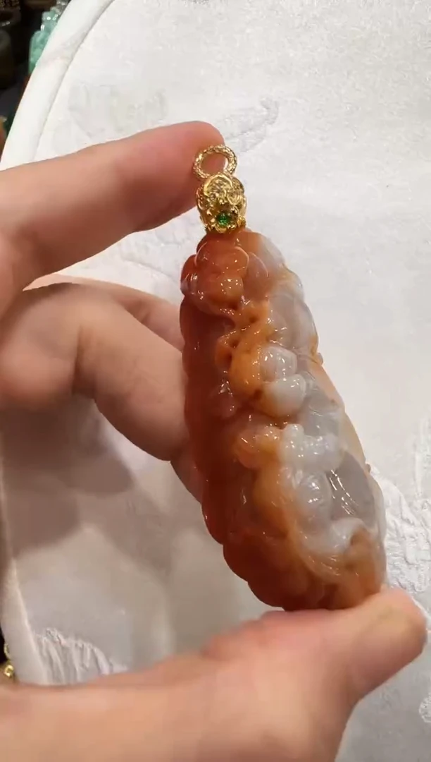颈饰未镶嵌翡翠国风