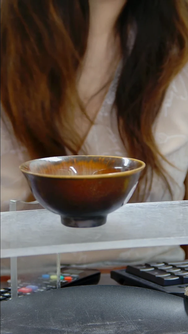 吉州窑单色釉盏#1342#