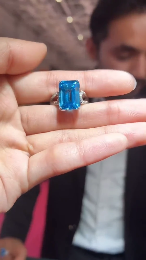 银S925镶嵌托帕石其他（扎德严选）