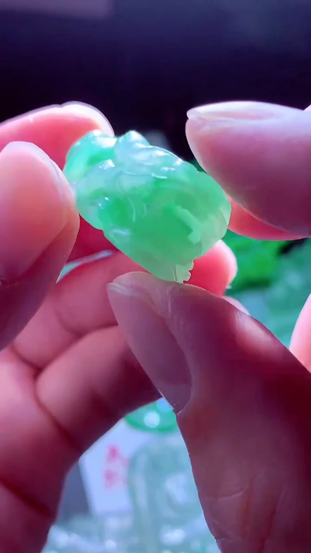 未镶嵌定制翡翠慕*#翡翠毛货定制