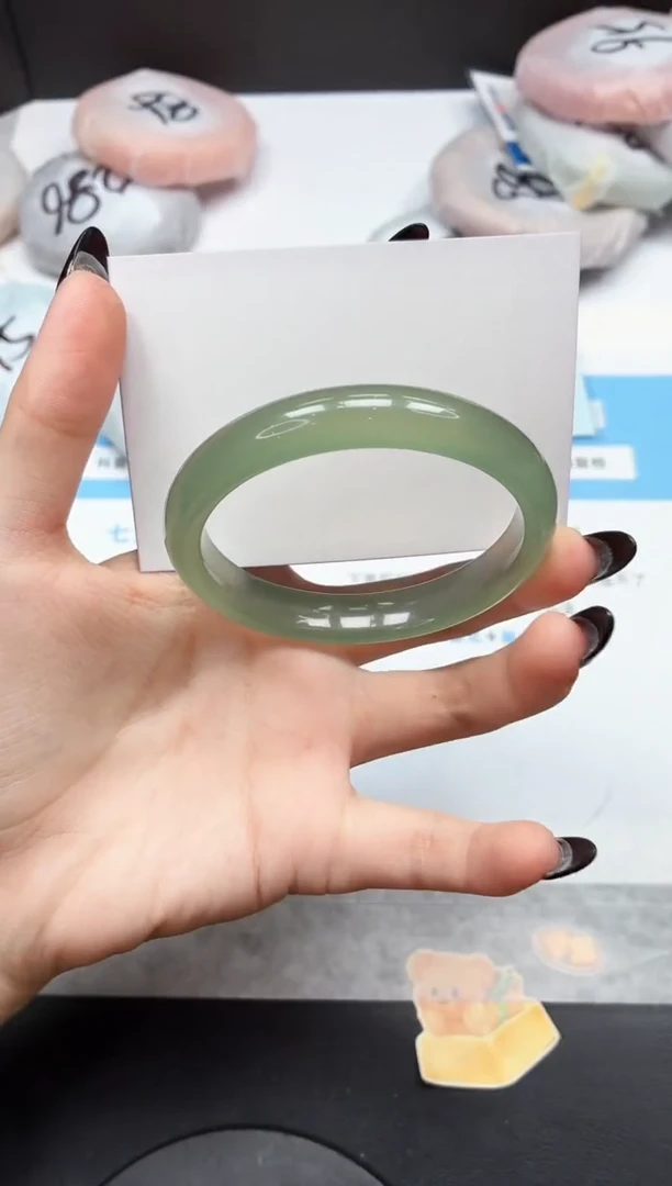 未镶嵌手镯石英质玉113/绿晴58.7