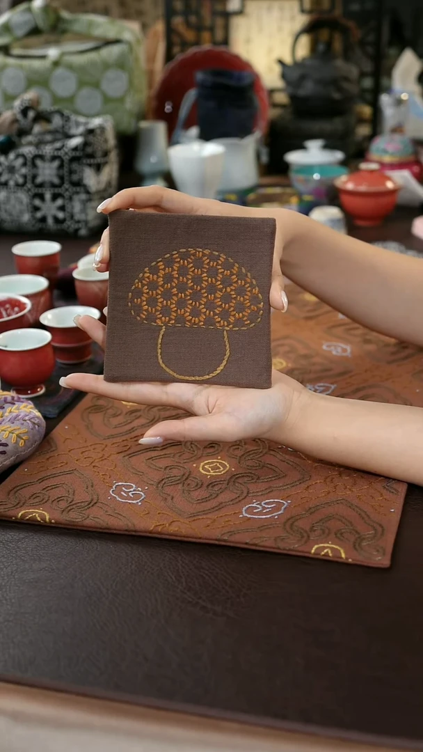 云合小舍-蘑菇杯垫