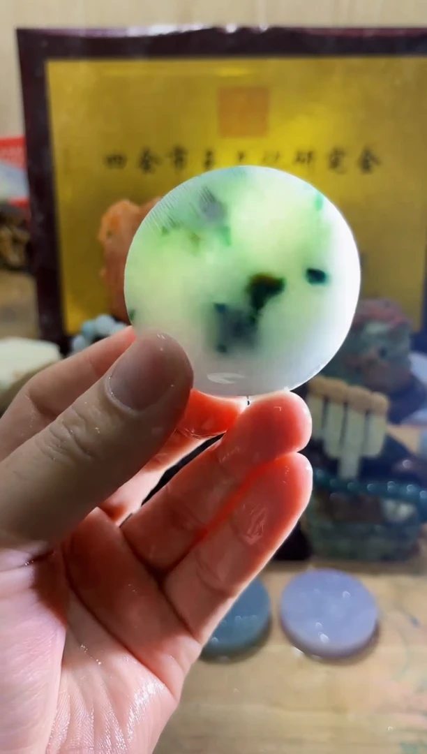 未镶嵌挂件翡翠A货常星7343