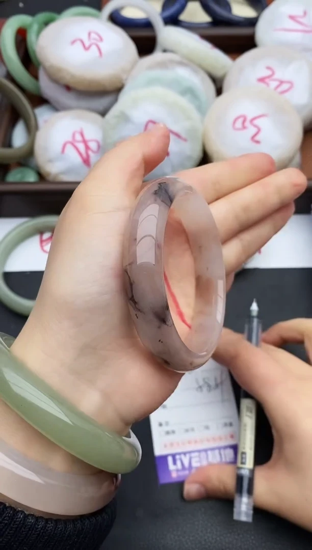 未镶嵌手镯石英质玉36+58/59