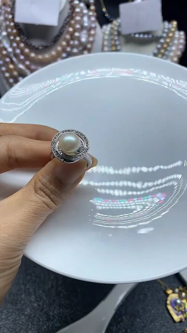 【闪购商品】淡水珍珠戒指未镶嵌多人