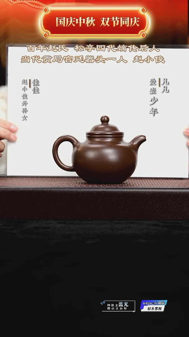 茶壶紫砂WX赵小俊95 莲子 松亭老紫泥330cc