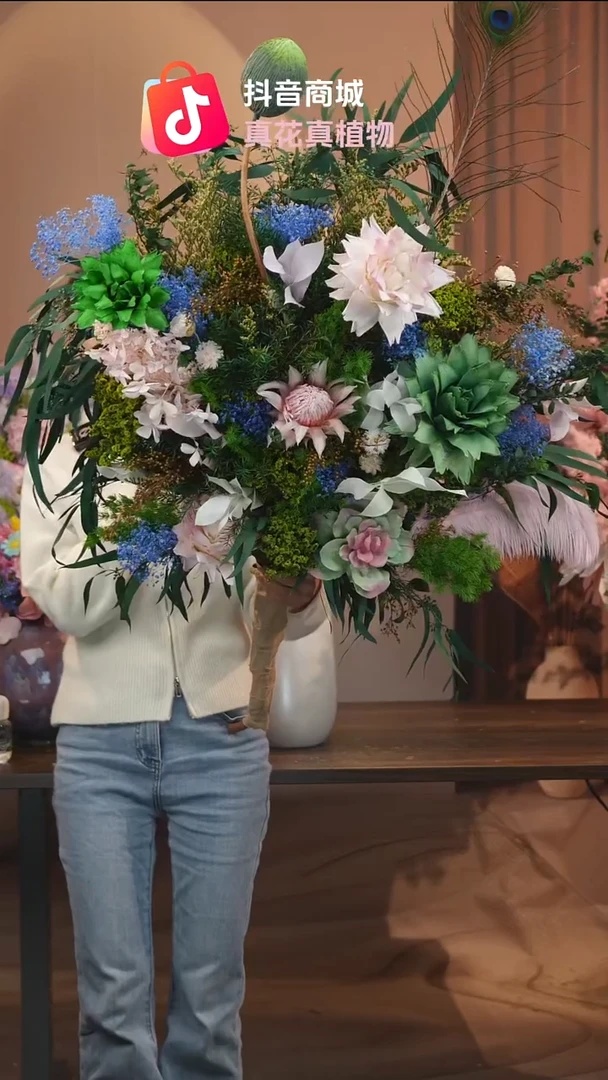 藤：           单花束