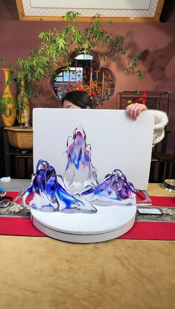 【闪购商品】琉璃手工艺品观山