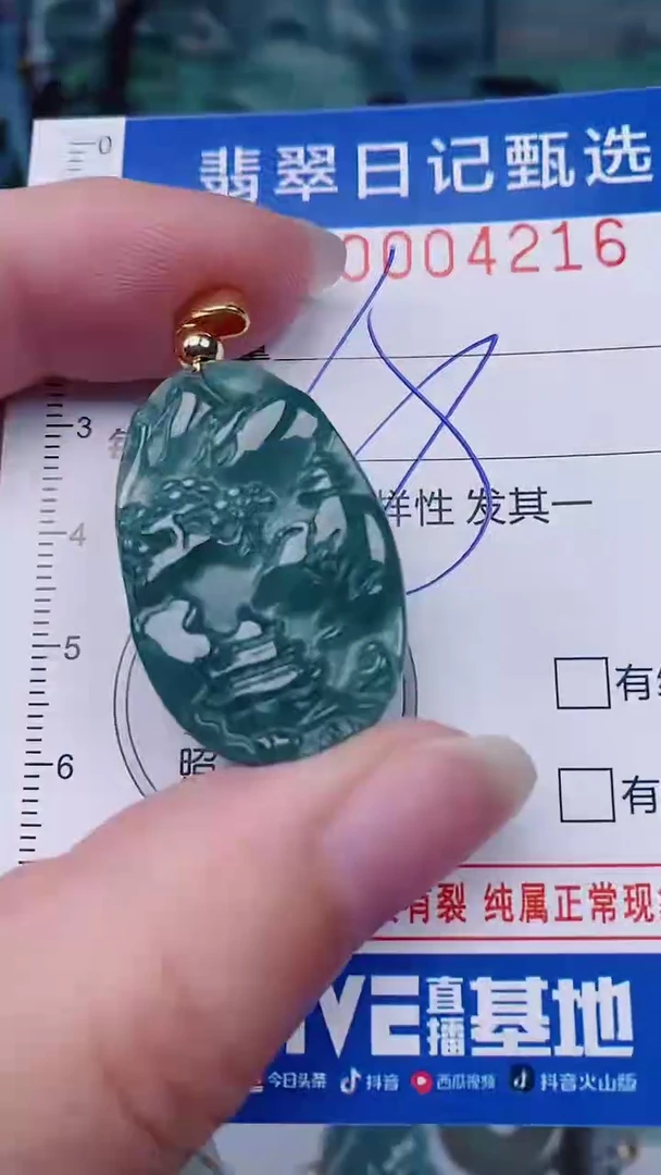 翡翠未镶嵌颈饰00004216