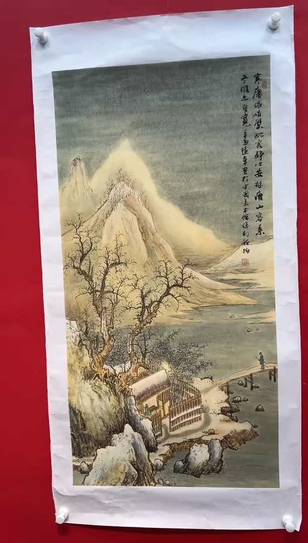 国画画家陆远华手绘国画
