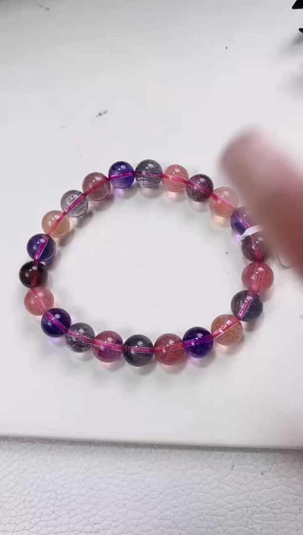 【闪购商品】水晶手链未镶嵌8mm+多人多样性发其一