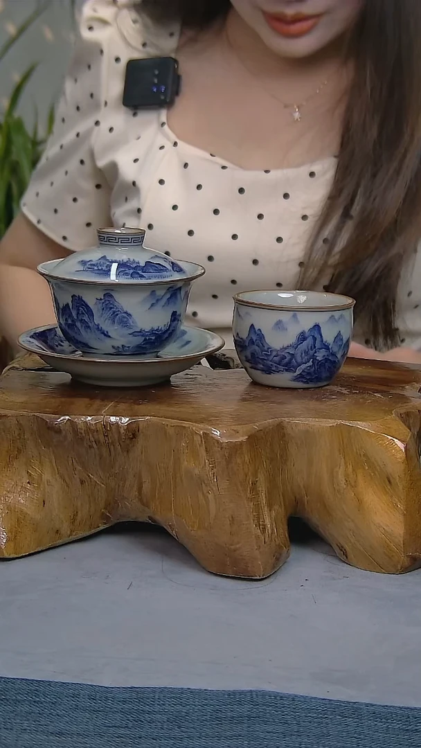 简装家用款2件套 老陶泥开片纹陶瓷茶具