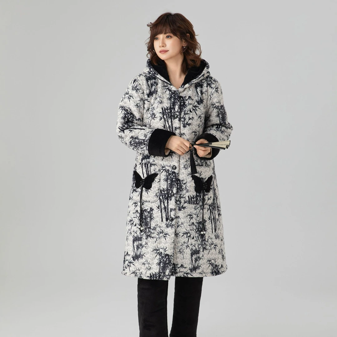 《清完过年》原创2024新款冬季显瘦厚外穿睡衣套装加绒加厚保暖