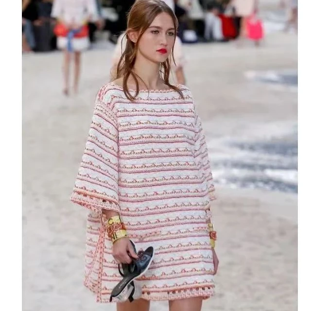 99新 Chanel/香奈儿 Chanel 沙滩系列连衣裙 宽松款36码
