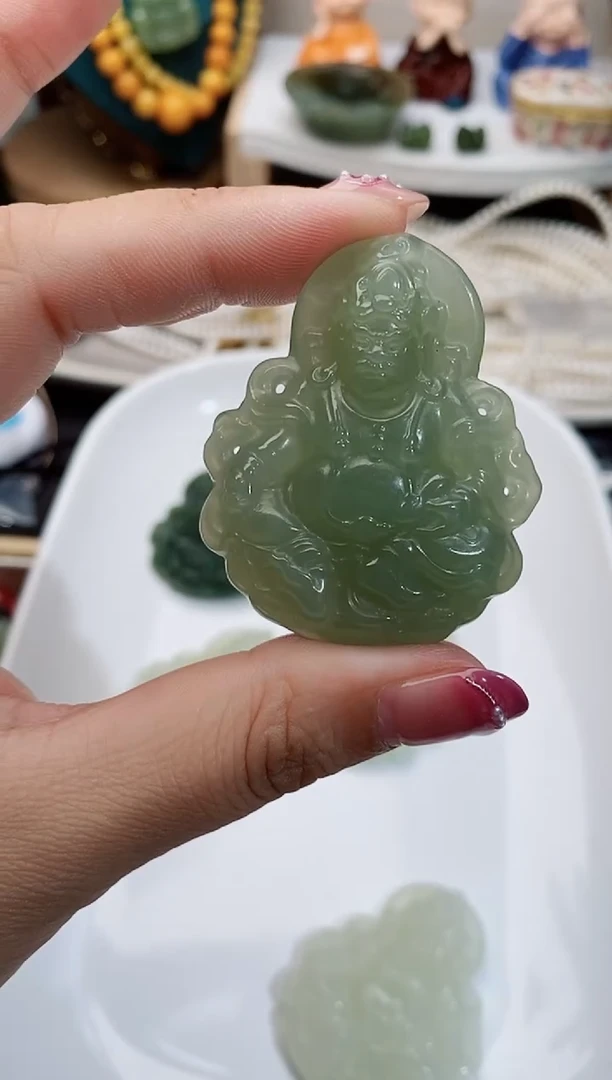 颈饰未镶嵌和田玉麦*迪160一个麦落迪
