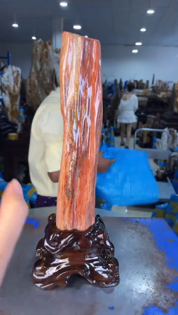未镶嵌摆件硅化玉5
