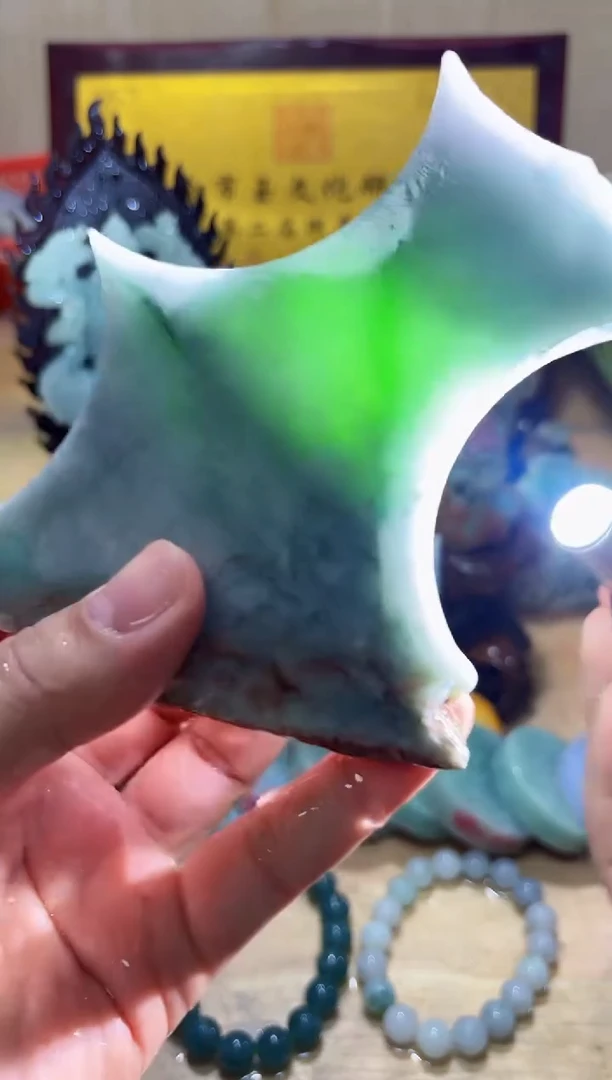 未镶嵌挂件翡翠A货常璀6864