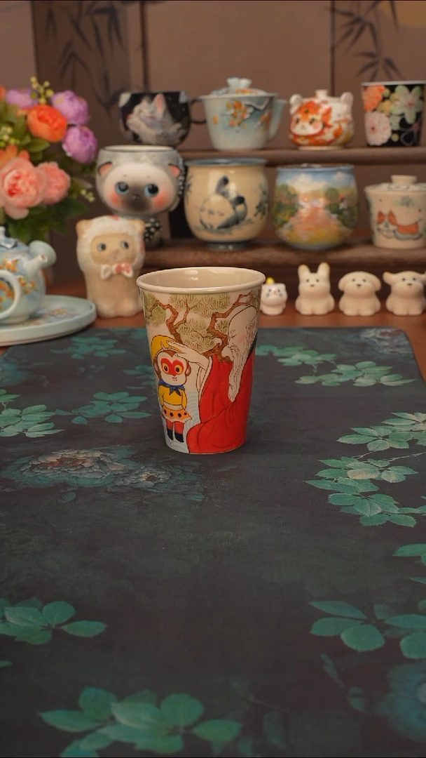 东树  悟空拜师手握杯