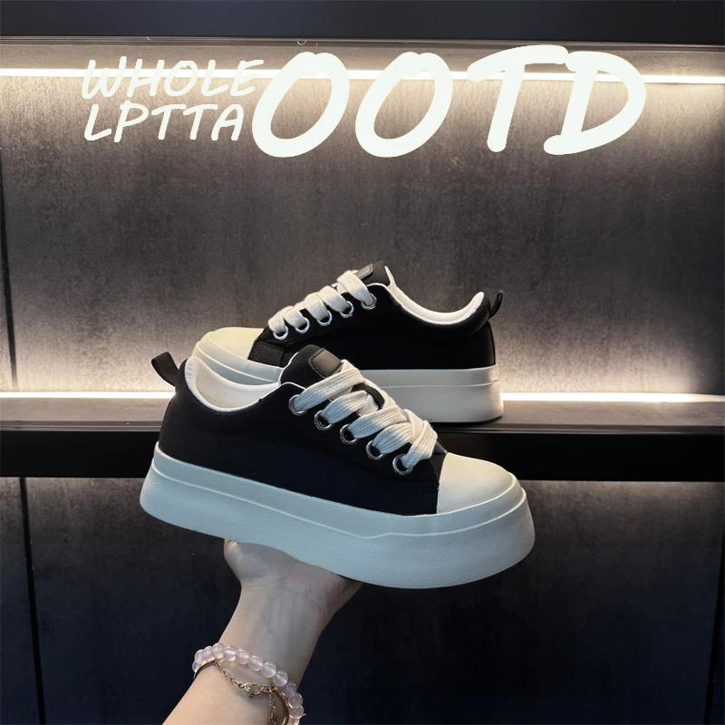 OESY GROUNDBREAKING新款百搭小众增高情侣休闲鞋丑萌大头滑板鞋