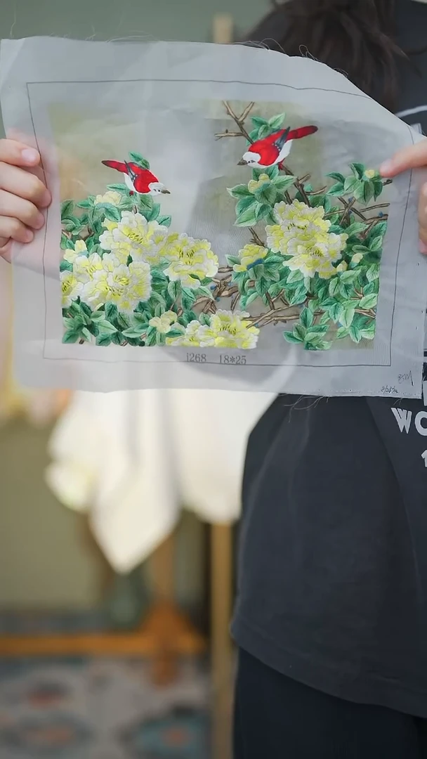 刺绣百搭款苏绣绣花片