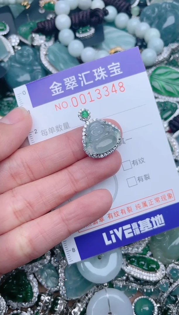 【闪购商品】翡翠颈饰未镶嵌13348...1