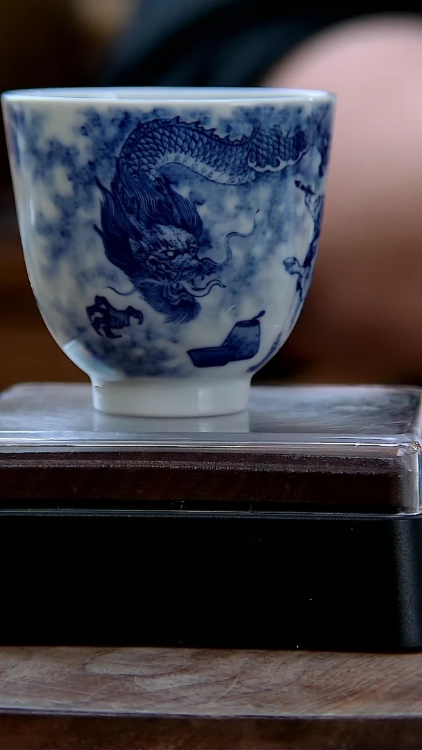 【闪购商品】画龙点睛青花杯。。。。。.。。