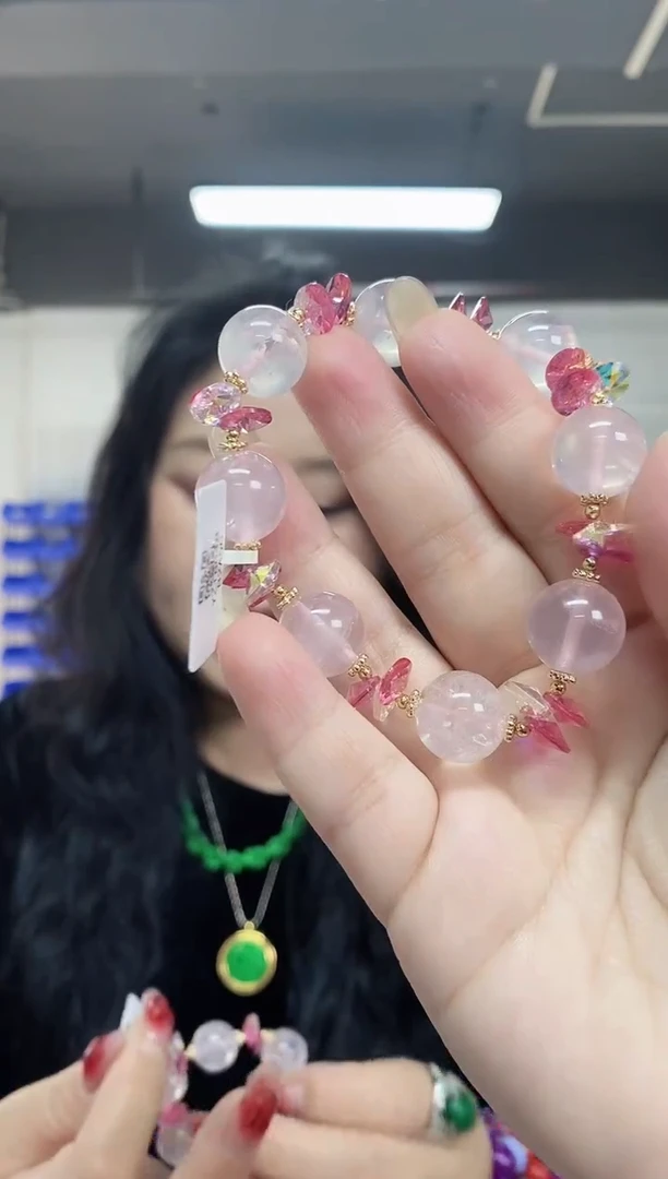 【闪购商品】水晶手串未镶嵌多样性发其一颜色微差