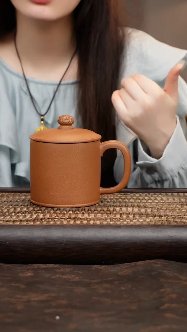 茶杯紫砂黄降坡龙吟