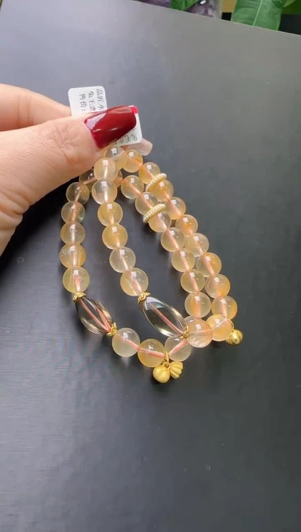 【闪购商品】水晶手串未镶嵌兔毛恋荷设计手串多样性发一Z20404